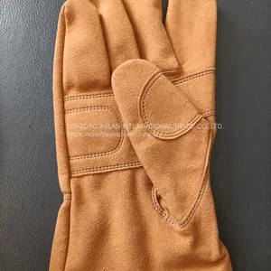 Microfiber Suede Gloves Driving Sports Leather Gloves Motorcycle Bicycle Gloves for Men thumbnail-3