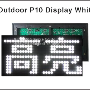 P10 LED Display Module 320*160mm 32*16 Pixels Waterproof High Brightness for Text Message Led Sign thumbnail-1