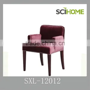 Neo-classical Style Low Back Armchair in Living Room Furniture Sofas thumbnail-1