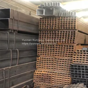 Yunnan Q235 Square Tube Wholesale Hot Dip Galvanized Square Tube 40 * 80 * 3 Square Tube Kunming Sales Square Tube thumbnail-4