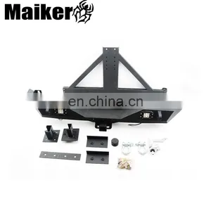 Rear Bumper With Spare Wheel Carrier For Jeep Wrangler JK Accessories Car Bumper Guard thumbnail-2
