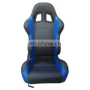 Jiabeir Black Grey PVC Leather Single Recliner and Single Slider Racing Car Seats Adjustable thumbnail-5