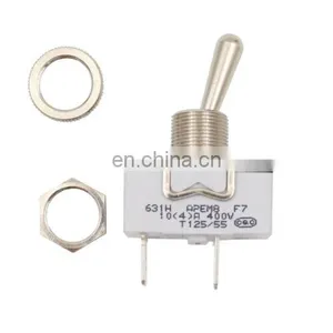 APEM 631H 631H/2 2Pin 12mm ON/OFF Maintained Toggle Switch SPST thumbnail-1