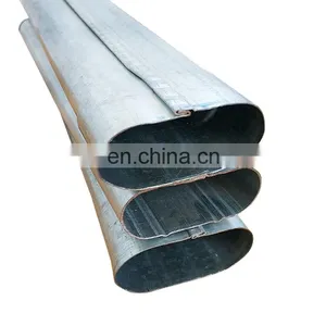 Galvanized Steel Post Tension Metal Oval Duct Machine thumbnail-2