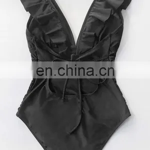 Custom Swimwear 2022 Best Designer Swimsuits Famous Brands Womens Swimwear Black Plus Size One Piece Swimsuit thumbnail-5