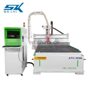 1325 ATC CNC Wood Router MDF Cutting Wooden Furniture Multi Heads Straight Line ATC CNC Router 3D CNC Wood Carving Machine thumbnail-4
