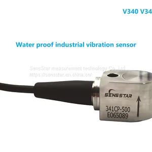 V341/V340VT Water Proof Industrial Vibration Sensor,Integrated Side Exit Cable Vibration & Temperatur Sensor thumbnail-1
