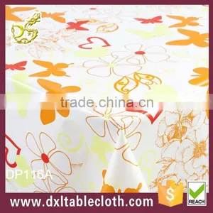 #DP116A Wholesale Cheap Thick Petals Plastic Tablecloth Sizes thumbnail-1