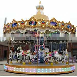 Hot Carousel Amusement Equipment for Kiddie Carousel Attractions Merry go Round Rides for Sale thumbnail-2