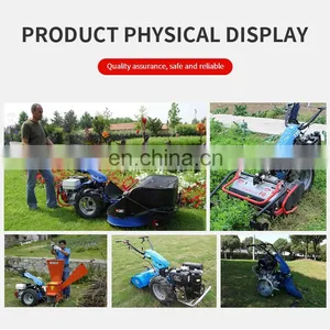 Mini Power Multifunctional Farm Tiller With Ridger Tools thumbnail-2
