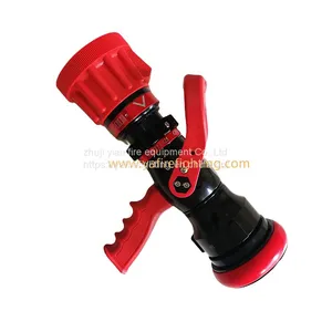 GPM /LPM Labeled Big Flow Fire Hose Nozzle With 2.5 Inch NH and Machino Female Coupling thumbnail-2