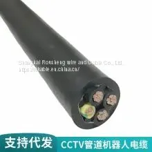 Roosen Cable Pipeline Robot Crawling Cable Pipeline UV Cable Polyurethane Downhole Multi-core Waterproof Oil Resistance Tensile Support Call thumbnail-3