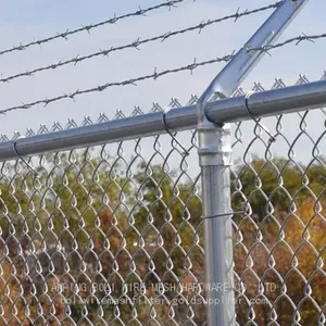 Wire Fencing/Chain Link Fence/ Diamond Outdoor Steel Wire Mesh Metal Fencing/BOLI MESH FENCE thumbnail-3