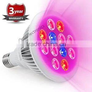 Hot Sale E27 12w/24w Red/Blue Emitting Color PAR38 Family Indoor LED Plant Lamp thumbnail-1