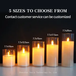 Multi-Occasion Pillar Candles: 7.5cm Dia 10/12.5/15/17.5/20cm Ht. Factory Price, Custom Logo for Thanksgiving/Chinese New Year/Valentine's Day thumbnail-1