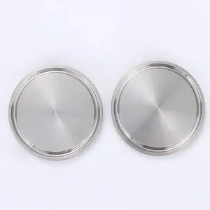 304 Stainless Steel Quick Installation Blind Plate Sanitary Clamp Type Chuck Blind Plate Plug Blind Cover Plug Plate Clamp Blind Plate thumbnail-3