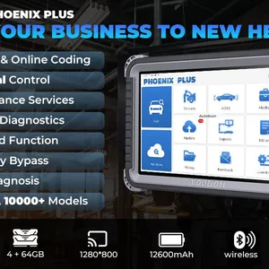 TOPDON Phoenix Plus Integrated Diagnostic Tool Bi-Directional Control Topology Mapping 41 Maintenance Services ECU Coding VAG 2 Years Update thumbnail-1