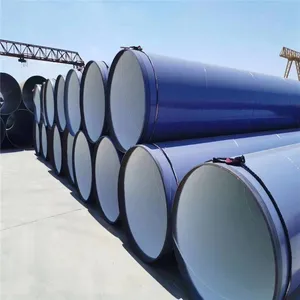 Water Supply Plastic-coated Steel Pipes, Polyurethane Insulated Pipes, Anti-corrosion Spiral Pipes for Sewage Pipe Networks, Customized Processing as Required thumbnail-2