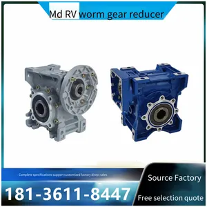 Nmrv Worm Gear Reducer, Suzhou Maichuan Rv063-90b14, Gear Ratio 10:1, Right-angle Hollow Worm Reducer thumbnail-1