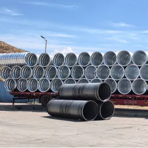 Hot Selling Galvanized 30 Corrugated Metal Pipe Cmp Culvert Pipe thumbnail-3