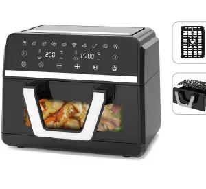 Multi Functional Visual Fryer and French Fry Machine/9L Large Capacity Air Fryer（Wechat/whatsapp:008613510231336） thumbnail-1