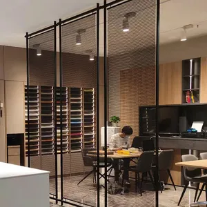 Suitable for Architectural Partition Mesh, Decorative Stainless Steel Spiral Wire Mesh, Sizes and Colors Can be Customized. thumbnail-4