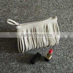 Tassel Cosmetic Bag Restore Ancient Pure Color Makeup Bags Fringe Tassel Bag thumbnail-3