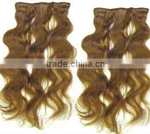 18" 10pcs/pack Clip in Hair Extensions Dark Color Natural Wave Clip Weft Human Remy Hair Extension thumbnail-1