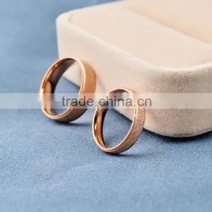 Hot Sale Fashion Jewelry 2016 Jewellery Silver Color Couple Stainless Steel Ring thumbnail-3