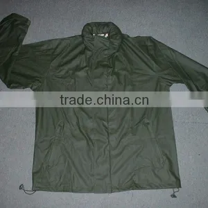 PU/ Rain Jacket With Invisible Attached Hood thumbnail-1