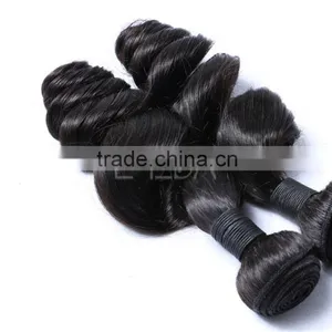 Thick Virgin Brazilian Hair 3 Bundles Good Soft Indian Virgin Hair Thick Bundles Hair Weaving Supplier's Choice thumbnail-3
