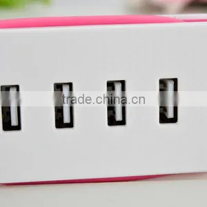 4 USB Port 4.3 A New Design Usb Car Charger With Universal Car Adapter With Usb Charger thumbnail-4