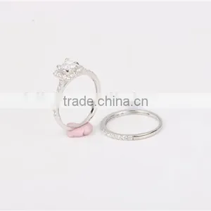 High Quality Fashion Lady's 14k Ring Set Wedding Jewelry AAAAA CZ thumbnail-5