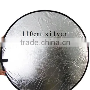 ET-110 Flashing Reflector Light 110cm 2 in 1 Foldable Photo Studio Reflector Board thumbnail-1