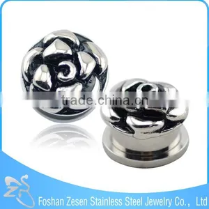 Competitive Price Stylish Body Jewelry Medical Steel Casting Anchor Ear Plugs thumbnail-5