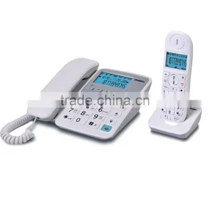 Uniden Combo Cordless/Corded Phone AT4501 - FSK/DTMF CID, Large Display / Keypad, 3 Way Conference , Voice Waiting Indication thumbnail-1
