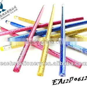 2015 New Arrival HB Triangular Pencil Glitter Pencil, Shrink Film With Color Eraser thumbnail-1