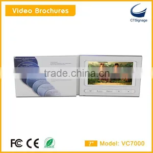 Plastic and Paper Cover Video Brochure Business Card, Wedding Invitation Card BC7002MS thumbnail-3
