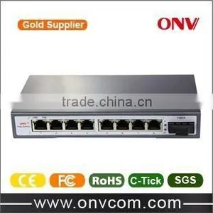 9 Port Ethernet PoE Switch 48v With 1 Fiber Port (IEEE802.3af ) thumbnail-1