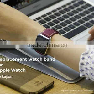 Original Kajsa Neo Classic Collection Genuine Leather Watch Band Wrist Strap For 42MM Apple Watch MT-3967 thumbnail-6