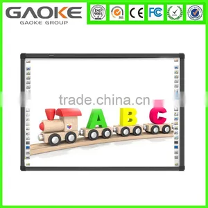 Multi Touch Smart Board Whiteboard Smart Technologies Virtual Whiteboard China OEM IR Finger Touch School Board thumbnail-1