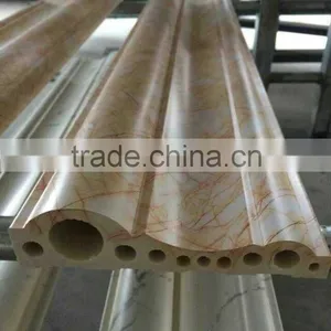 New Devoloped PVC Imitation Marble Skirting Board Production Line thumbnail-2
