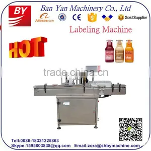 Shanghai BY-TB100 Automatic Adhesive Bottle Labeling Machine,labeling Machine for Canned Food,bottle Labeling Machine Price thumbnail-1