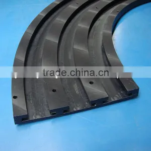 Guangzhou Engineering Plastics CNC Machining Guide Rail Plastic Elevator Guide Rail thumbnail-3