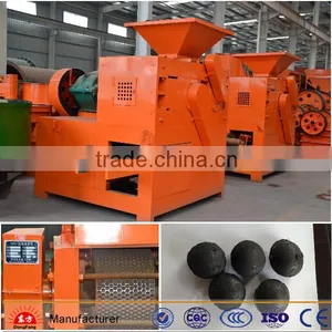 Round Shape High Burning Value Iron Oxide Skin Briquette Press Machine thumbnail-1