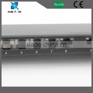 Patch Rack, 0.5u Height Cat 5e, 24 Port Cat5e Patch Panel, Rj45 Panel thumbnail-3
