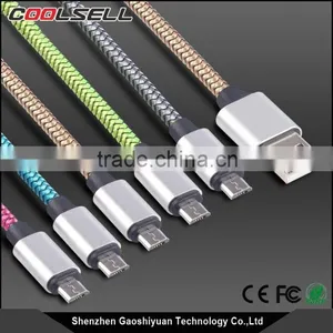 New Arrival Micro USB 3.0 Cable With Low Price Mini Usb Cable for Samsung for Iphone thumbnail-1