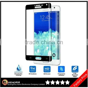 Keno Factory Supply Bend Glass For Samsung Galaxy Note Edge N9150 N910L N915K 3D Curved Tempered Glass Screen Protector thumbnail-1