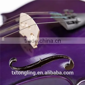 (TL-VP01A )Colored Plywood Vioin Universal Violin Manufacture Colorful Violins With Cases thumbnail-4