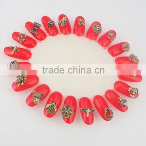Americans Retro and Vintage Crowns Finger Nail Art Jewelry Design for 3d Nail Art Sticker L0005 thumbnail-5